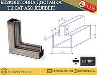 Т-профіль для воріт 2 мм