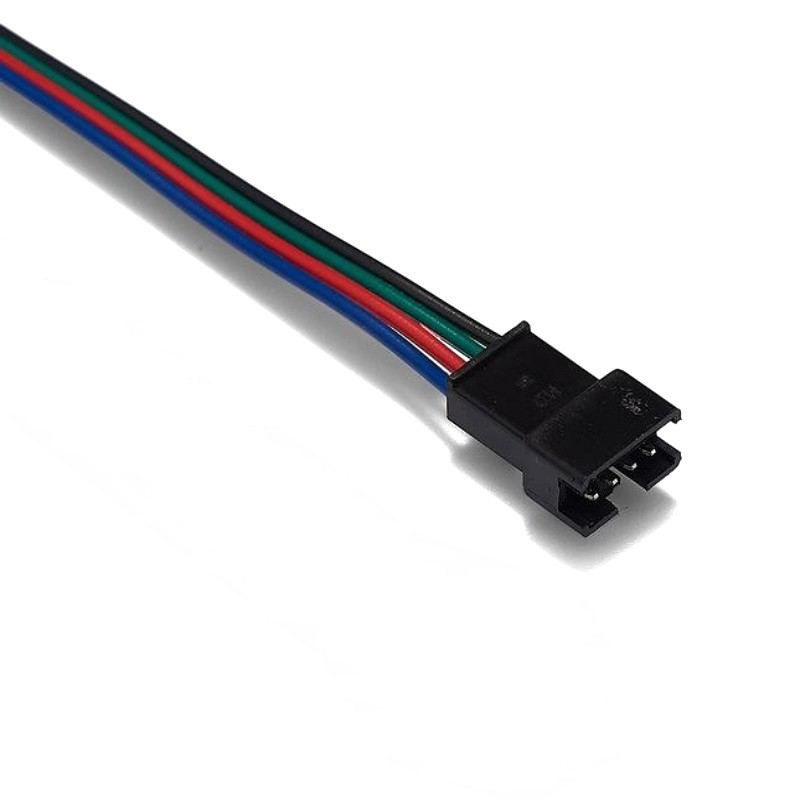 Конектор JST Connector 4pin "мама" для SPI адресних світлодіодних стрічок WS2813, WS2815