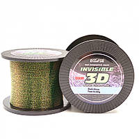 Леска Eclipse INVISIBLE 3D 1000m 0.40mm тест 24.52kg