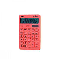 Калькулятор "Deli" №EM01541 (12-розряд.) 175х108х15мм червоний