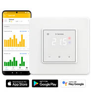 Smart Thermostat Wi-Fi терморегулятор terneo sx із сенсорними кнопками, білий