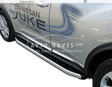 Бокові підніжки Nissan Juke 2020-... - style: Cayenne