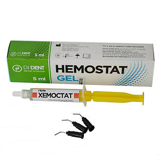 HEMOSTAT GEL (ХЕМОСТАТ ГЕЛЬ), для ретракції ясен та гемостатики, DIDENT