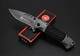 Ніж складаний, напівавтоматичний універсальний Boker F83 з ергономічною рукоятю і кліпсою, фото 7