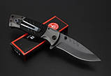 Ніж складаний, напівавтоматичний універсальний Boker F83 з ергономічною рукоятю і кліпсою, фото 9