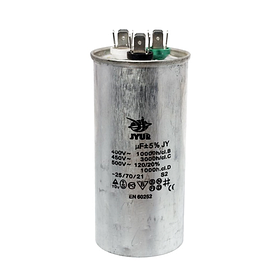 Конденсатор CBB65 40+1.5мкф 450V пуско-робочий металевий