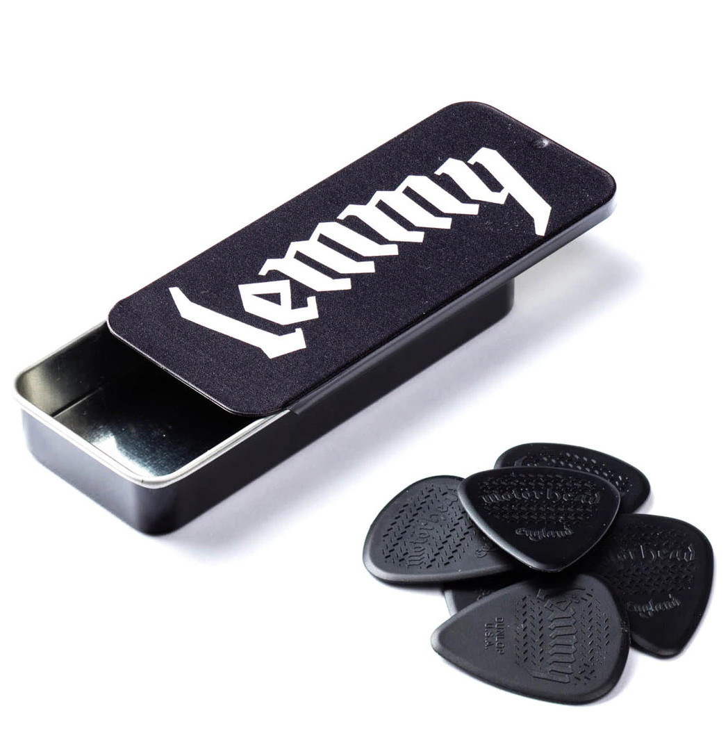 Набір медіаторів  DUNLOP MOTÖRHEAD LEMMY 1.14 PICK TIN