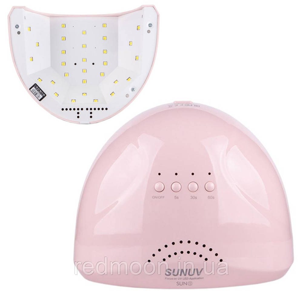 Лампа для нігтів SUNUV SUN1 48W LED+UV / Лампа для гель лаку / Настільна лампа для манікюру