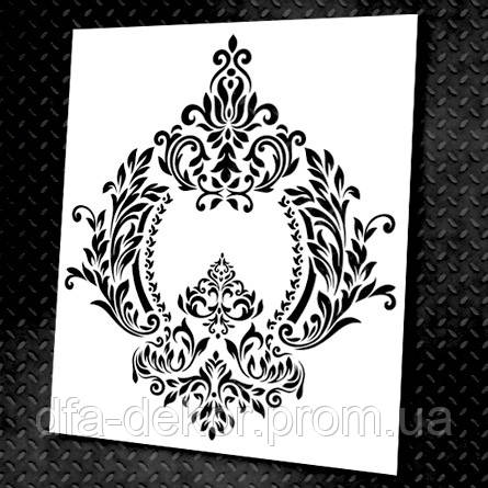 Многоразовый трафарет DFA Дамаск для штукатурки и краски 0,3-1мм ...