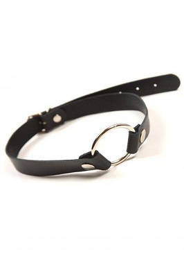 Клап Leather O-Ring Gag, Black