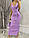 Летнее трикотажное платье майка длиной миди с поясом косичкой (р. S-L) 68PL4187, фото 2