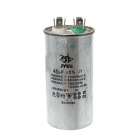 Конденсатор CBB65 45мкф 450V пуско-робочий металевий