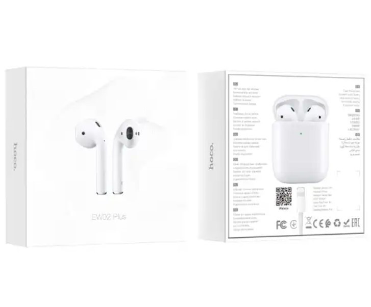 Навушники безпровідні TWS (Bluetooth) Hoco EW02 Plus White