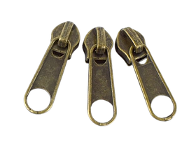 Бігунок для спіральної блискавки No5 (сумковий) колір антик