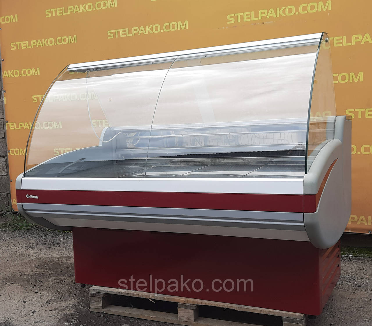 Холодильна гастрономічна вітрина "CRYSPI GAMMA" 1.6 м., LED - підсвічування, Б/у, фото 1