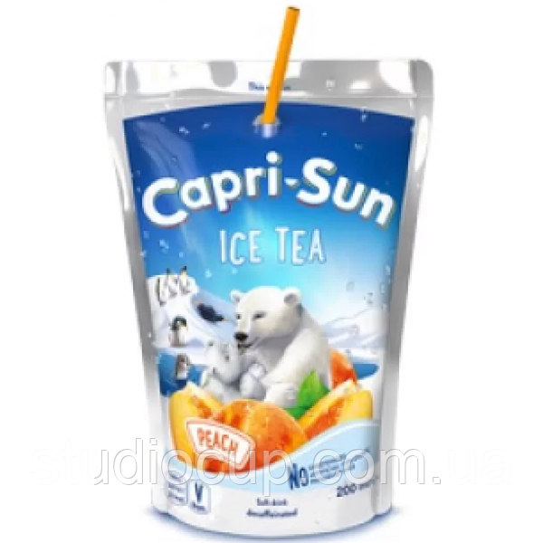 Сік Capri-Sun Ice Tea Peach 200мл, фото 1