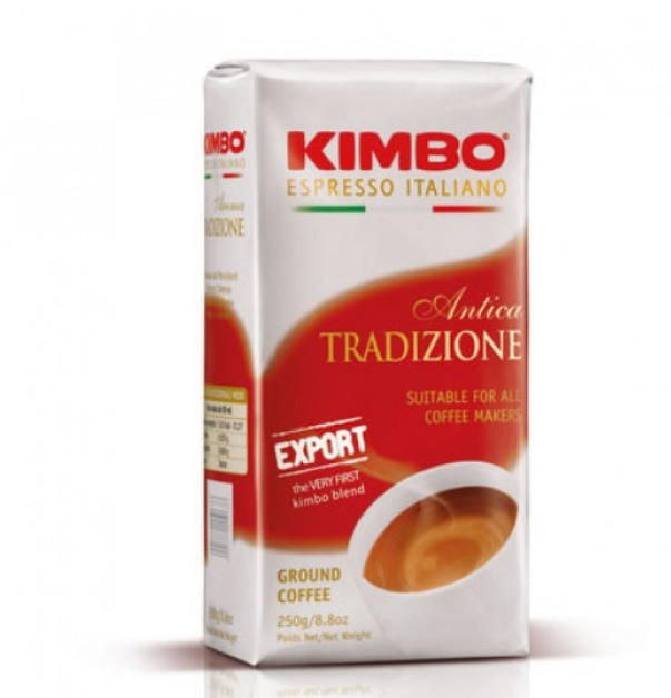 Кава мелена Кімбо 250 гр натуральна заварна KIMBO ANTICA TRADIZIONE