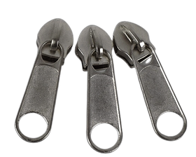 Бігунок для спіральної блискавки No5 (сумковий) колір темний-нікель