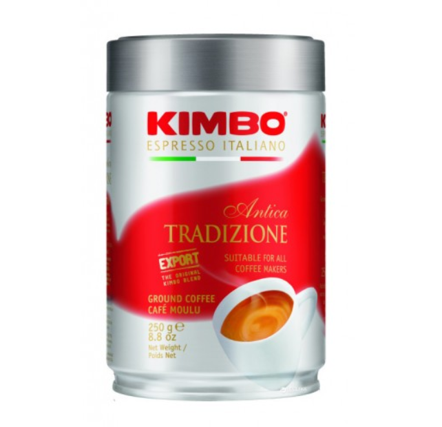 Кава мелена Кімбо 250 гр Ж/Б натуральна заварна KIMBO ANTICA TRADIZIONE