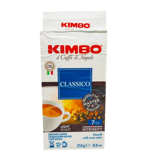 Кава мелена Кімбо 250 гр без кофеїну натуральна заварна KIMBO Classico