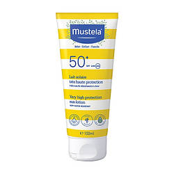 Mustela Bebe Very High Protection Sun Lotion SPF 50+ Сонцезахисне молочко для дітей і немовлят Мустела