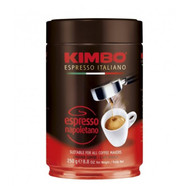 Кава мелена Кімбо 250 гр Ж/Б натуральна заварна KIMBO ESPRESSO NAPOLETANO