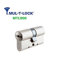 Цилиндр MTL800 62мм 31x31 (ключ/ключ) язычок никель сатин 3 ключа