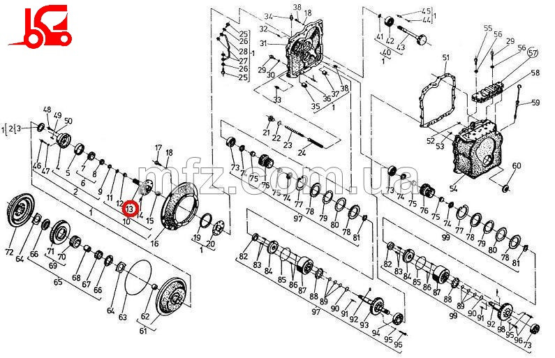 Ось 6855 01.02.01 148248 Балканкар ДВ1792