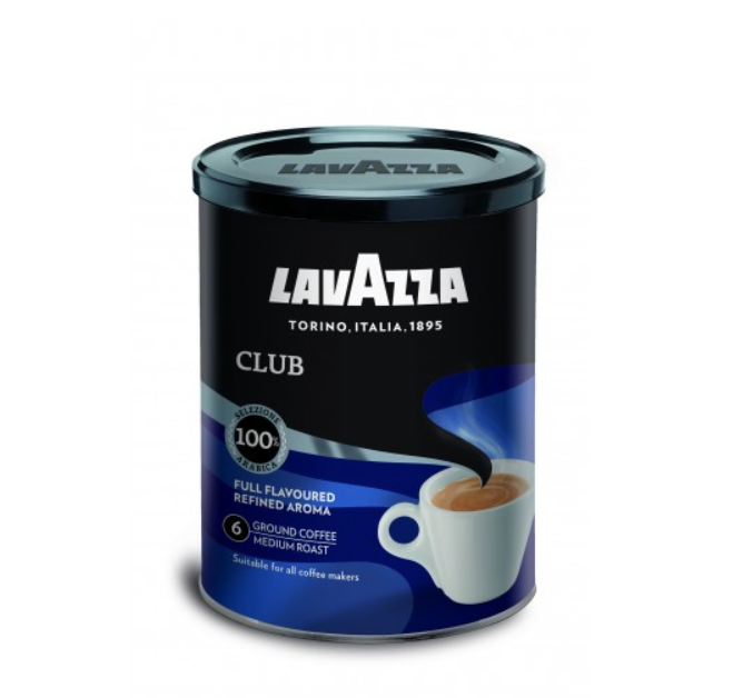 Кава мелена Лавацца 250 гр Ж/Б натуральна Lavazza Club