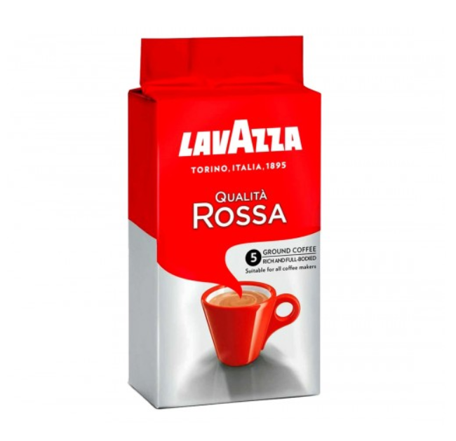Кава мелена Лавацца 250 гр натуральна Lavazza Qualita Rossa