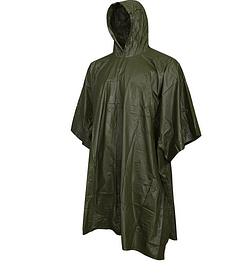 Пончо, Палатка, Плащ ПВХ + Чохол Mil-Tec Wet Weather Olive 10628501-