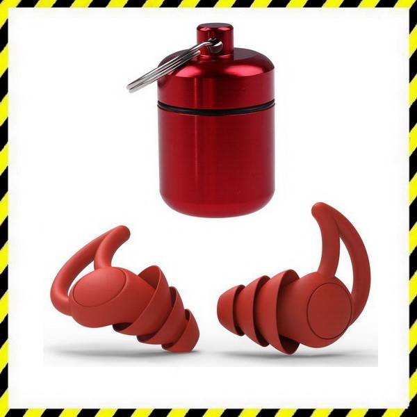 Беруші для стрільби тактичні, стрілецькі пасивні Tactical ProPlugs Red 3 flange