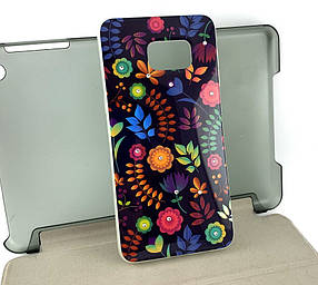 Чехол для Samsung S6 EDGE Plus накладка силіконовий бампер з принтом