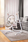 Крісло-гойдалка + стільчик для годування Caretero INDIGO Beige, фото 10