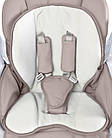 Крісло-гойдалка + стільчик для годування Caretero INDIGO Beige, фото 6