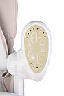 Крісло-гойдалка + стільчик для годування Caretero INDIGO Beige, фото 7