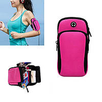 Сумка чехол для бега с 2 карманами Double arm package / Спортивная сумка / Сумка на руку для телефона