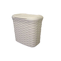 Корзина RATTAN прямоугольная с крышкой, 7л