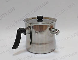 Молочник з кришкою Rainstahl RS 3101-15 (каструля молоковарка)