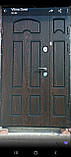 Двері вхідні металеві з віконечком серії "- ПОЛІМЕР", фото 3