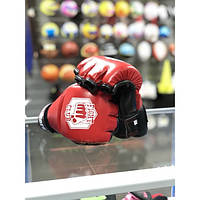 MMA перчатки "М-1" кожа Красный, L