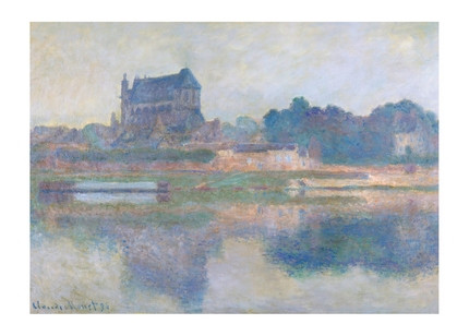 Открытка Claude Monet - Vernon Church in Fog, 1894