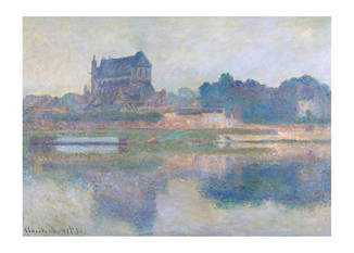 Открытка Claude Monet - Vernon Church in Fog, 1894