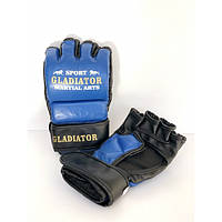 MMA перчатки "М-2" кожа Синий, S