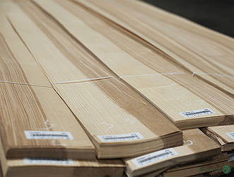 Шпон із деревини Ясена Кольорового — 0,6 мм довжина від 2,10 — 3,80 м / ширина від 10 см (сучки) екстра