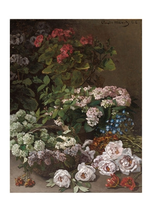 Відкрита Claude Monet — Spring Flowers, 1864