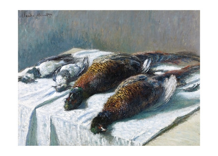 Открытка Claude Monet - Still Life with Pheasants and Plovers, 1879