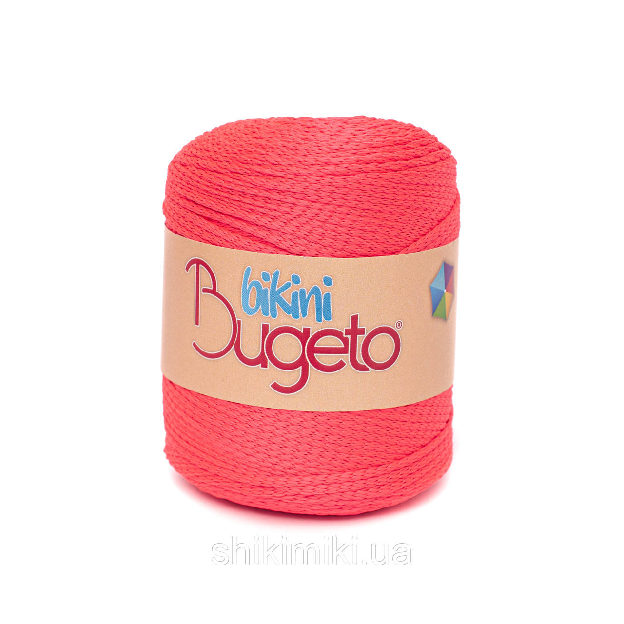 Поліефірний шнур Bugeto Bikini 2 mm, колір Кораловий неон