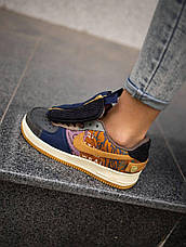 Жіночі кросівки Nike Air Force 1 Low Travis Scott Cactus Jack Multicolor ALL02520, фото 4