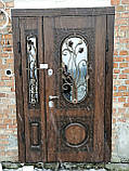 Двері вхідні металеві з віконечком серії - ПОЛіМЕР”, фото 3